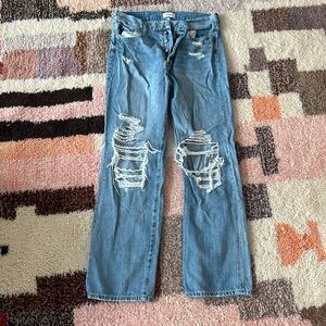 Pistola Straight Leg Distressed Jeans
